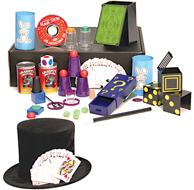 Deluxe 100 Trick Magic Suitcase with DVD