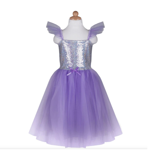 Lilac Sequins Princess Dress - Size 3-4 Image