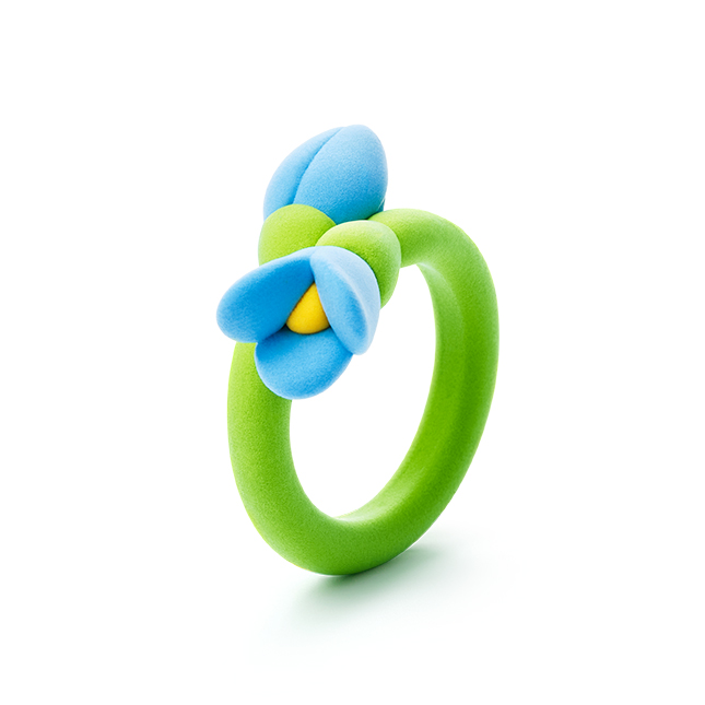 Hey Clay Bijou Flower Rings Image