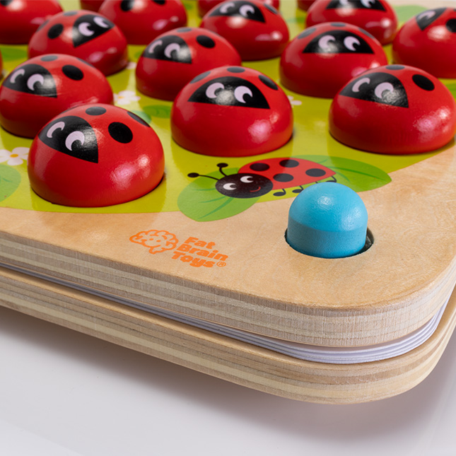 Ladybug's Garden Memory Game Image