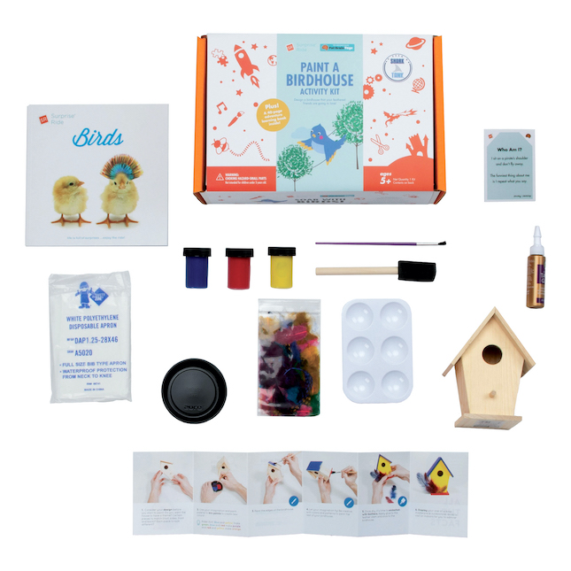 Surprise Ride - Paint a Birdhouse Activity Kit Image