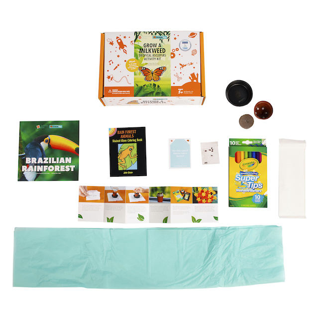 Surprise Ride - Grow a Milkweed Tropical Asclepias Activity Kit Image