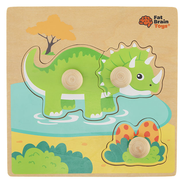 Dino Friends Jumbo Grasping Puzzles Set of 4 Image