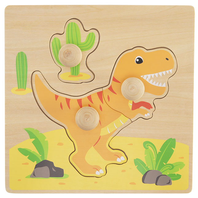 Dino Friends Jumbo Grasping Puzzles Set of 4 Image