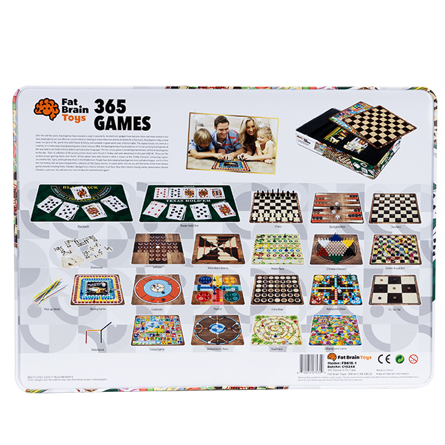 Jumbo Game Tin - 365 Classic Family Games Image