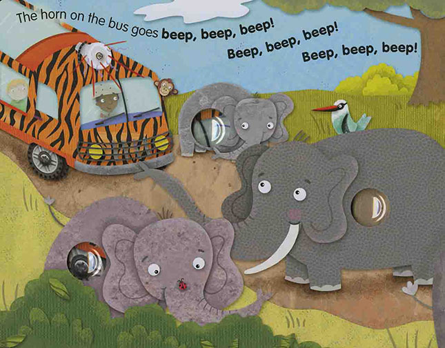 Poke-A-Dot Wheels on the Bus Wild Safari Image