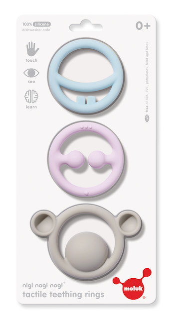 Nigi Nagi and Nogi Teething Rings by MOLUK Image