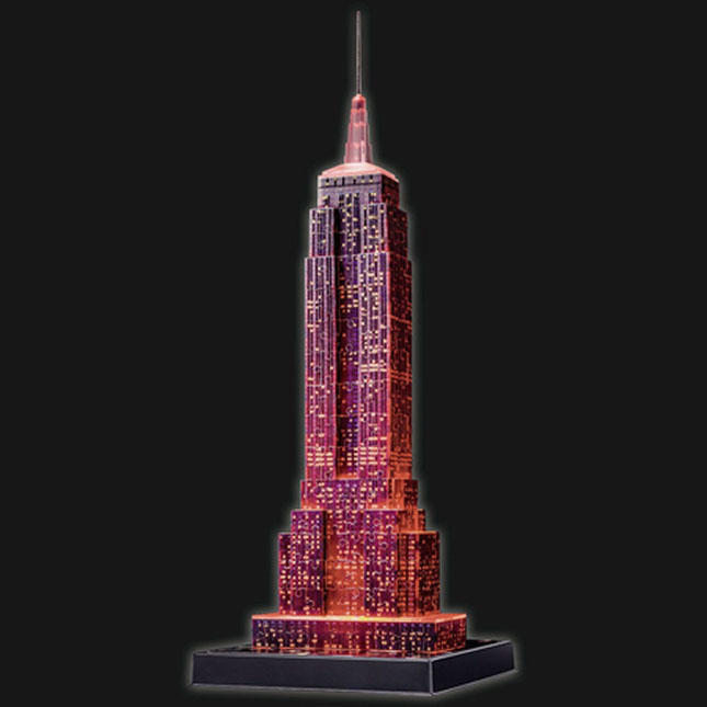 Empire State Building 3D Puzzle Night Edition Fat Brain Toys