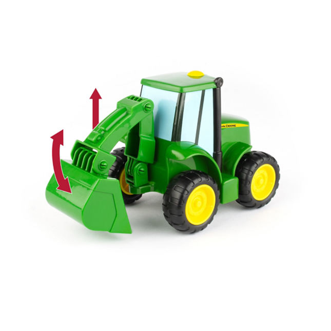 John Deere Preschool Farmin Friends Hauling Set Lights & Sounds with Backhoe Tractor Image