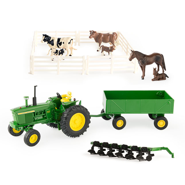 1/32 John Deere Die Cast Farm Toy Playset Image