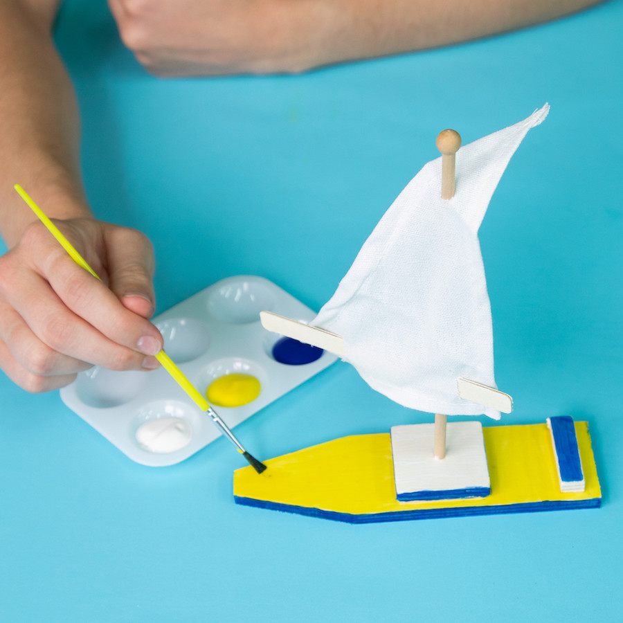 Surprise Ride - Build a Wooden Sailboat Activity Kit