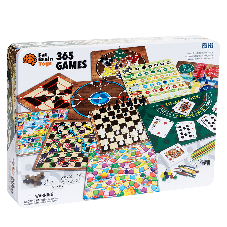 Jumbo Game Tin - 365 Classic Family Games