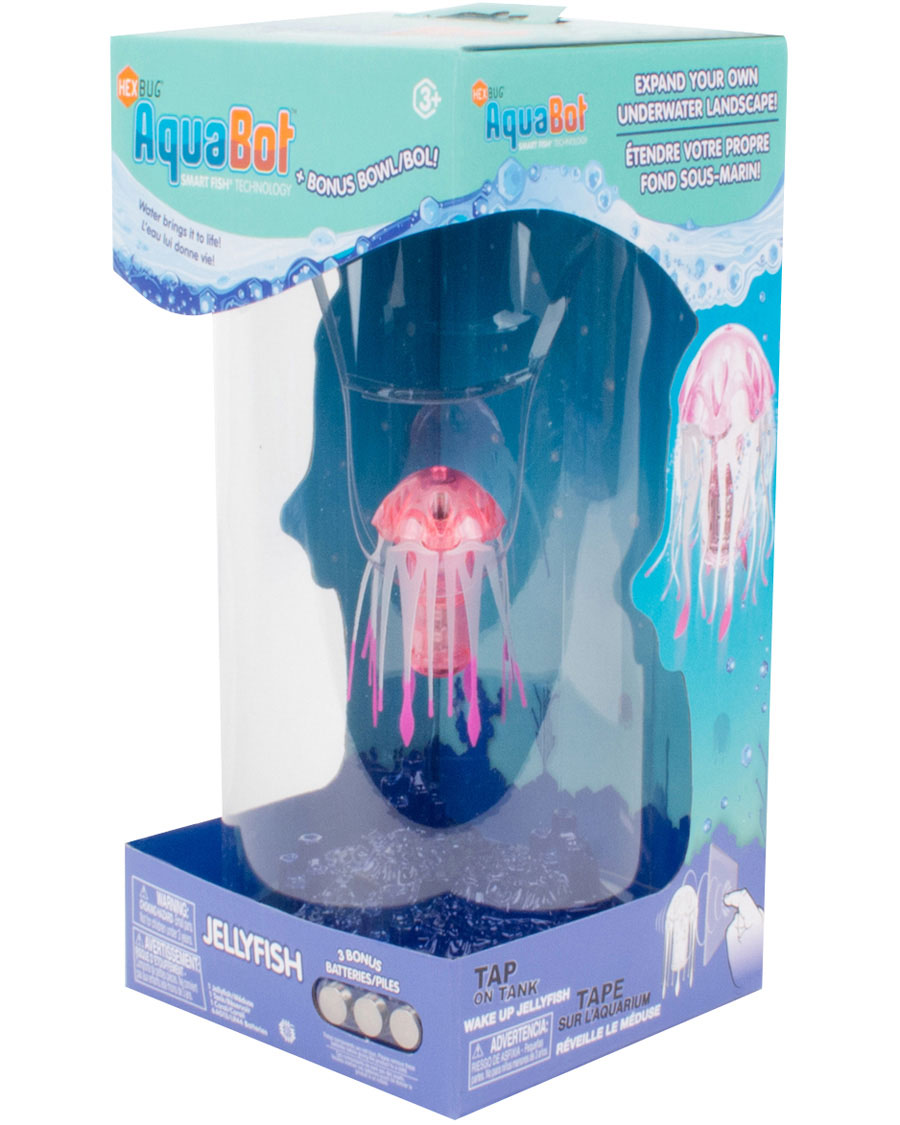 Hexbug Lighted Aquabot Jellyfish with Tall Tank