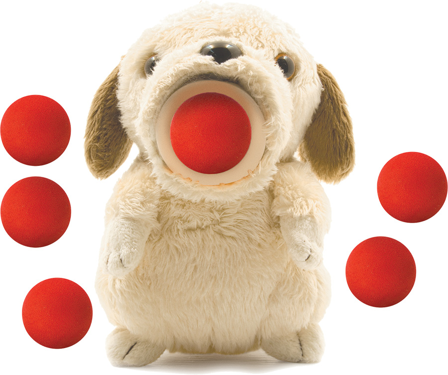Squeeze Popper Huggable Dog