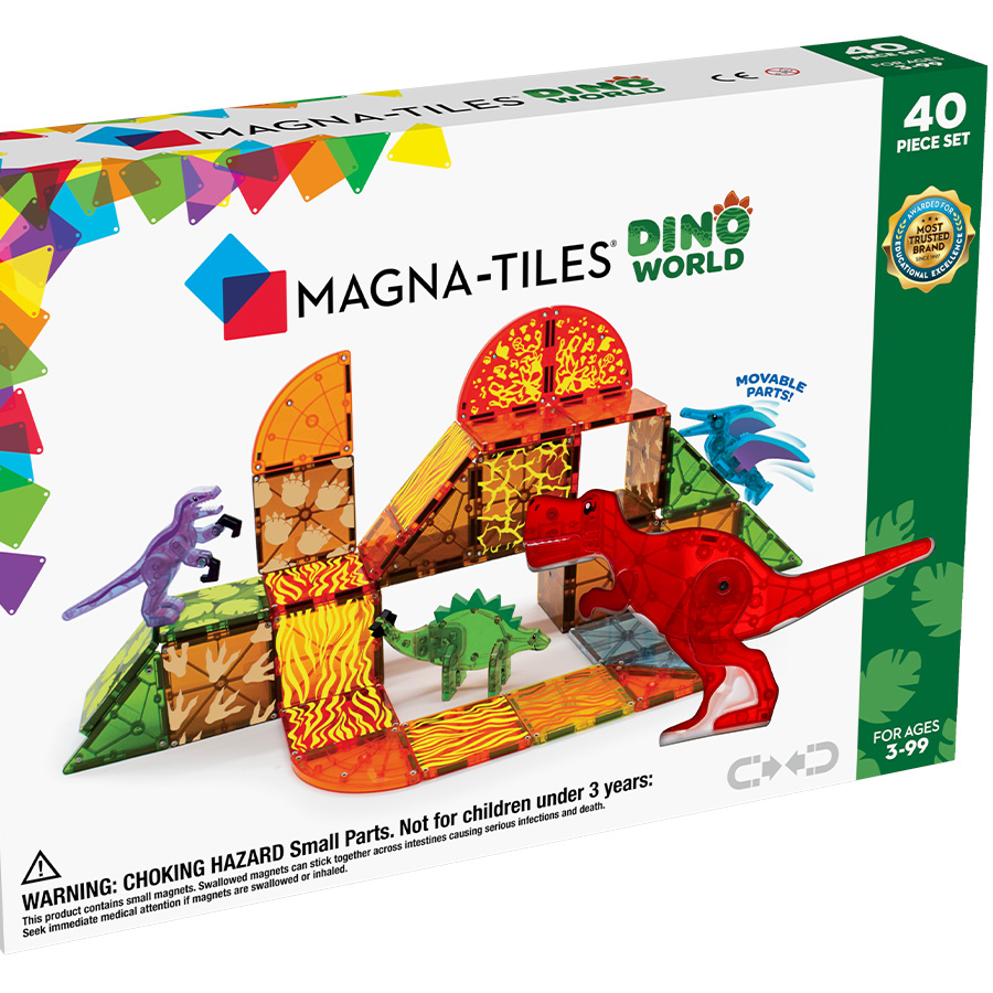 Magna-Tiles Dino World - 40 pc