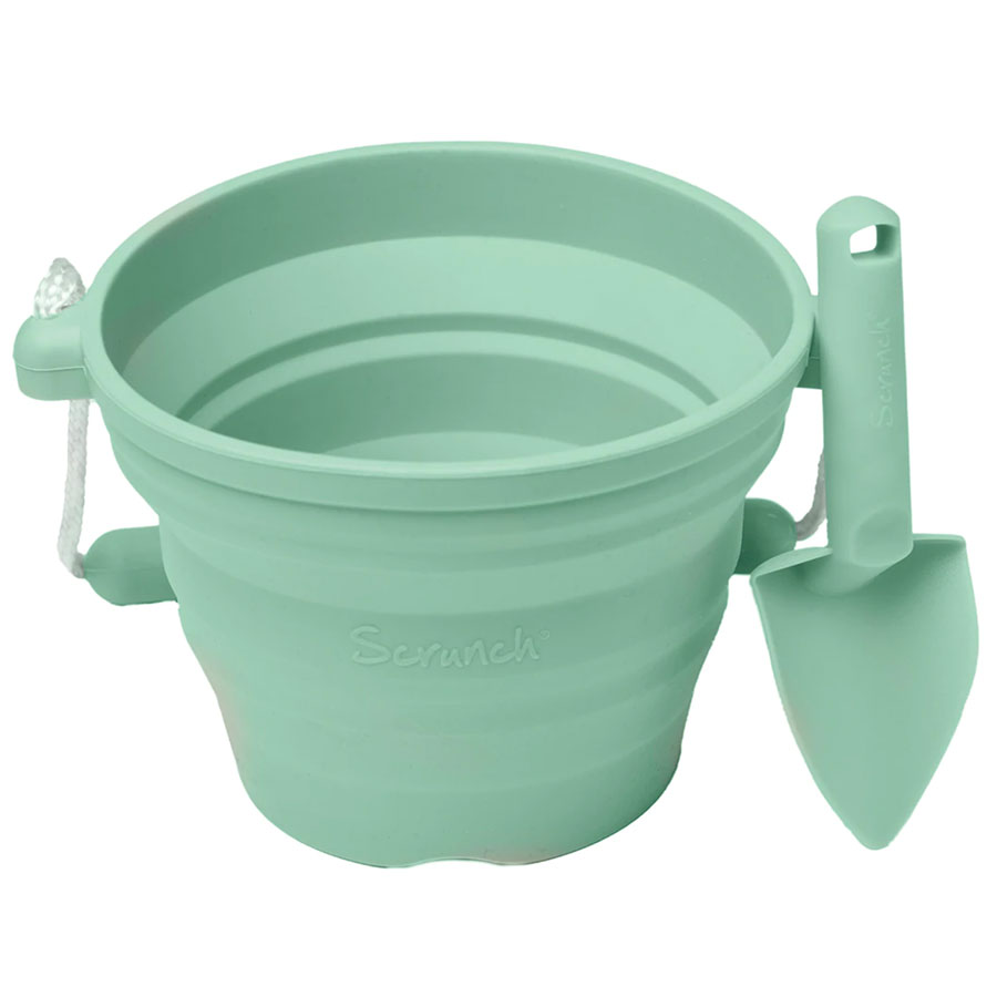 Scrunch Seedling Pot with Spade