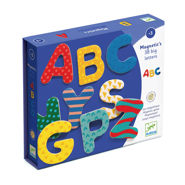 38 Big Letters Wooden Magnets Best For Ages 3 To 7