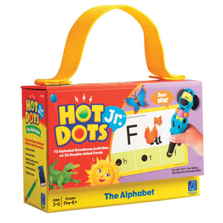 Hot Dots Jr Card Set The Alphabet Fat Brain Toys