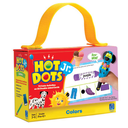 Hot Dots Jr Card Set Colors Fat Brain Toys