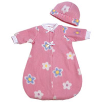 PlayTime Baby 2 pc Bunting Set - Pink