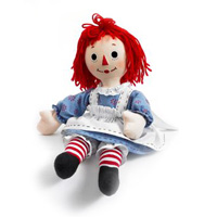 Raggedy Ann Cloth Doll - 18 inch