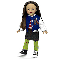 Favorite Friends Varsity Girl - 18 inch