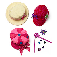 Favorite Friends DIY - Decorate Your Hats