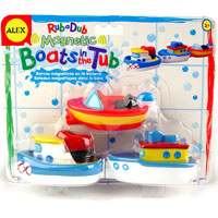 Magnetic Boats in the Tub