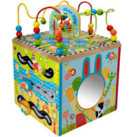 Maxville Wooden Activity Cube