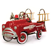 American Retro Classic Pedal Deluxe Fire Truck