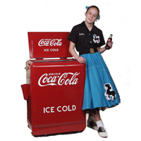 American Retro Coca-Cola Machine