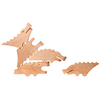 Croc Pile Wooden Blocks