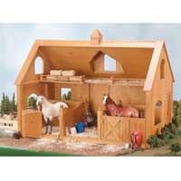 Traditional Deluxe Wood Barn with Cupola