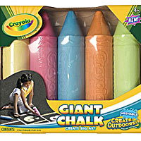 Giant Sidewalk Chalk - 5 ct