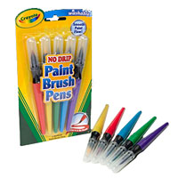 5 ct. No Drip Paint Brush Pens