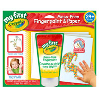 My First Crayola Mess-Free Fingerpaint & Paper