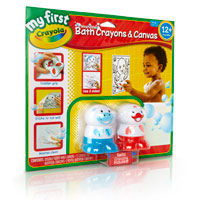 My First Crayola Bath Crayons & Canvas