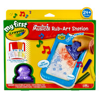 My First Crayola Musical Rub-Art Station