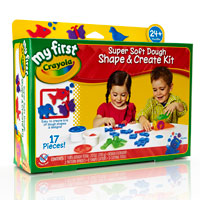 My First Crayola Super Soft Dough Shape & Create Kit