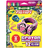 Melt & Mold Factory Crayon Blings & Rings - Glitteratti Glam Pack