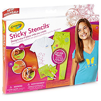 Sticky Fabric Stencils