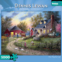 The Playful Cat 1000 piece puzzle