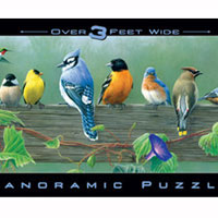 Songbirds 750 piece panoramic puzzle