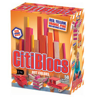 Citiblocs Hot Colors - 50 pc