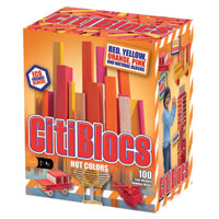 Citiblocs Hot Colors - 100 pc