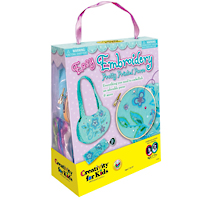 Easy Embroidery Pretty Printed Purse