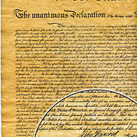 Declaration of Independence 1776 Historical Document
