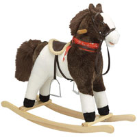 Pinto Horse Rocker