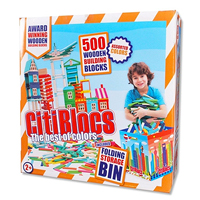 Citiblocs 500 pc Multicolor Set with Storage Bin