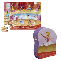 Dance Studio Shaped Box Floor Puzzle - 36 pc